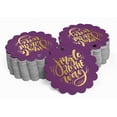thumbnail image 2 of Inkdotpot Real Gold Foil Jingle All The Way Christmas Tags Favor Hang Paper Tags 100 Pieces, 2 of 6