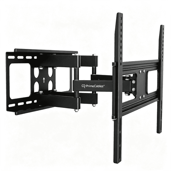 Heavy Duty 37-70 inch Full Motion TV Wall Mount, Dual Support 6-Arms up to 110lbs and Max VESA 600x400mm, Full-Articulation Swivel TV Bracket Fit for 16" Wall Wood Stud