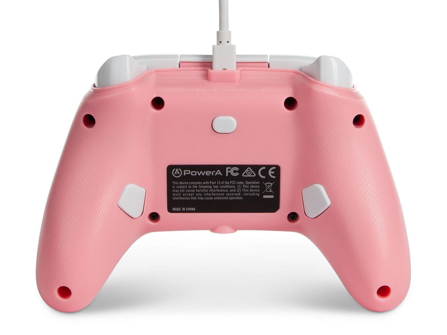Manette câblée PowerA améliorée pour Xbox – Rose