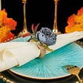 thumbnail image 1 of TIMIFIS Napkin Rings, 2Pcs Valentine's Day Artificial Rose Napkin Rings Faux Rose Napkin Holders Alloy Wedding Napkin Rings Romantic Dinner Tables Decor for Anniversary Dining Table, 1 of 6
