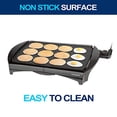 thumbnail image 3 of Westinghouse Family Size Electric Griddle 220 Volts - Nonstick, Dishwasher Safe, Removable Temperature Control, 3 of 5