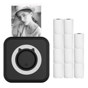 Label printer,Bt With 11 With 11 Paper 11 Paper Rolls With Ios Android Printer Support Bt Compatible With Ios 57mm Compatible With Support Bt With Rolls 57mm Compatible Printer Portable Printer Eryue