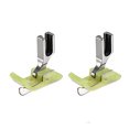 thumbnail image 1 of Unique Bargains #SP-18 Industrial Sewing Machine Hinged Presser Foot with Right Guide 1/4' (6mm) Green 2 pcs, 1 of 2