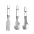 thumbnail image 4 of Outdoor Folding Fork Spoon Spork Dinnerware Tool Portable Travel Camping Picnic Tableware Tools, 4 of 7