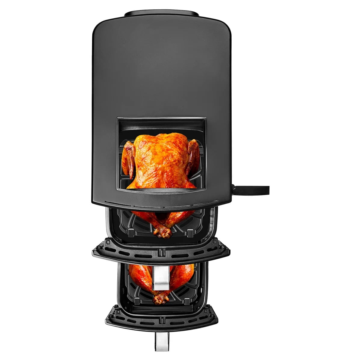 Gourmia 4 Dish Dual Basket Air Fryer with Sync Finish & Sync Cook