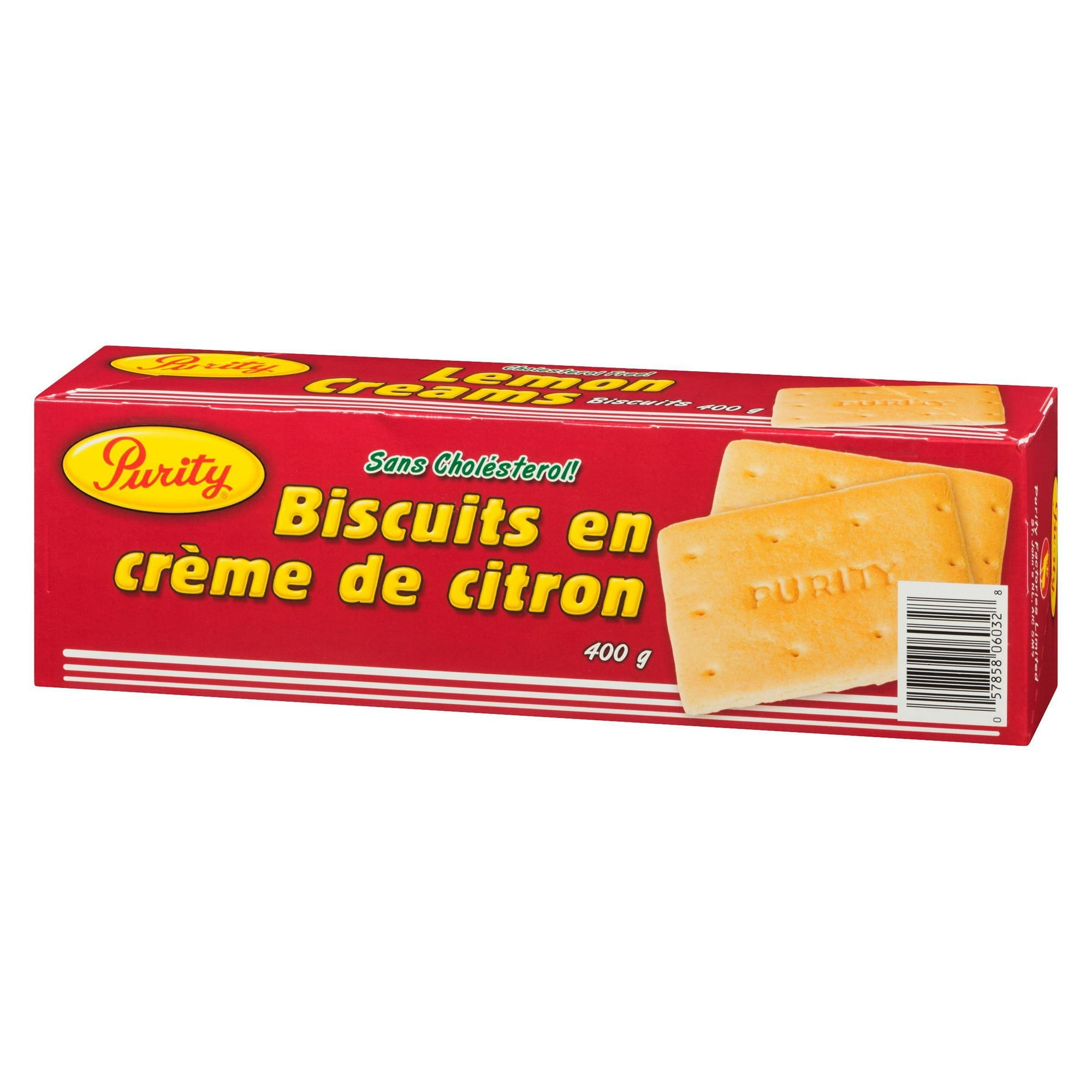 Biscuits Purity à la crème de citron