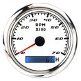 thumbnail image 1 of 6000 RPM Tachymètre Jauge avec Rétroéclairage Rouge 3K 4K 7K 8K RPM Tachomètre Numérique Capteur 85mm Acier Inoxydable 316 Jauges de Cadran, Facile à Calibrer, 1 of 7