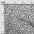 thumbnail image 2 of oneOone Tissu en Rayonne Gris Floral Rétro Matériel de Robe Tissu Imprimé Tissu au Mètre 56 Pouces de Large, 2 of 5