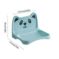 thumbnail image 3 of Dvkptbk Soap Rack Storage Rack Lovely Small Bear Soap Box Wall Mounted Toilet Soap Rack No Water Accumulation and Drainage Soap Box Detachable Structure Storage & Organization, 3 of 6