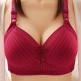 thumbnail image 1 of UPPADA of Day Sales Today Full Coverage Plus Size Bra Convenient Front Button Bras Cool Liftup Bra Super Gather Wireless Push-Up Bra Lifting Bras Breathable Underwear Bra, 1 of 6