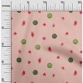 thumbnail image 1 of oneOone Cotton Silk Fabric Watermelon Fruit Print Fabric by Yard 42 Inch Wide, 1 of 4