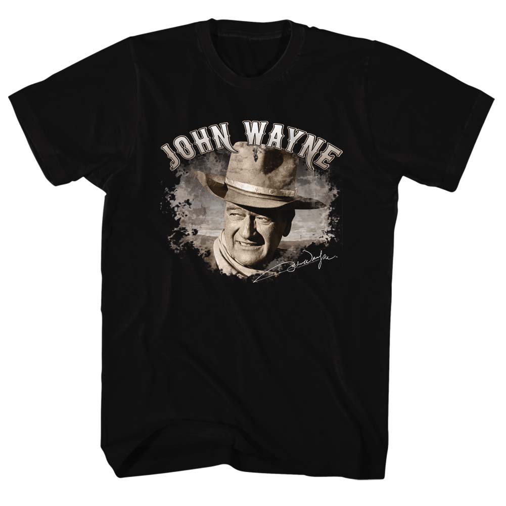 John Wayne American Classics T-Shirt Adulte Icône Hollywoodienne Acteur Vignette Rugueuse