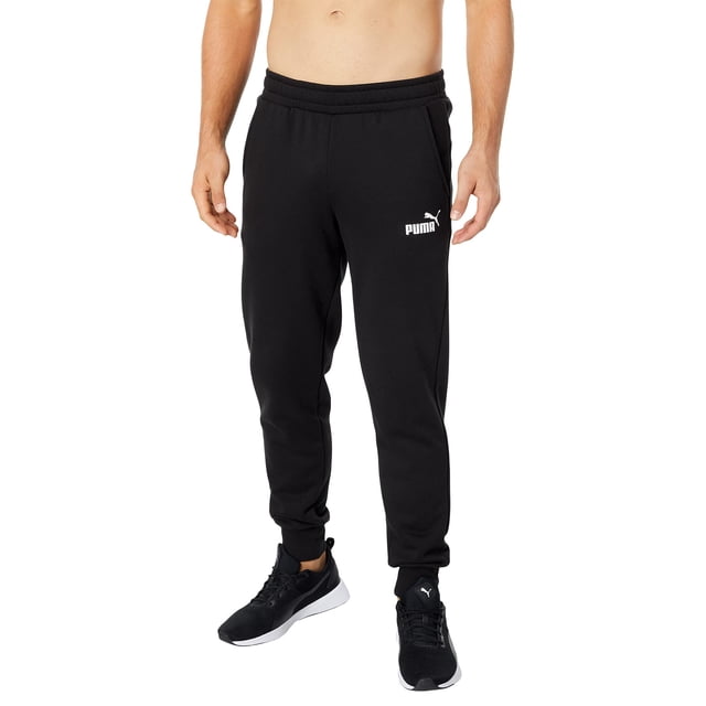 PUMA Men's Essentials Fleece Sweatpants, Cotton Black, S