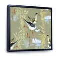 thumbnail image 2 of Designart Hérons Oiseaux Dans L'eau ART MURAL À CADRE FLOTTÉ, 2 of 4