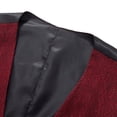 thumbnail image 4 of EGNMCR Débardeurs Homme Homme Mode Rétro avec Poches Gilet à Simple Boutonnage à Col en V Hauts Blouse, 4 of 9
