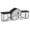 Light Grey, variant on PawHut Large Rabbit Hutch Wood Bunny Cage Outdoor Guinea Pig House with Double Runs Slide Out Tray Ramps, 83"x18"x33", Natural