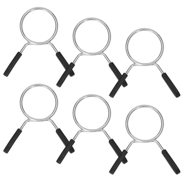 6 Pcs Clips de Barre d'Haltères Ressort Pinces de Barre de Poids Colliers de Verrouillage pour Musculation Exercice de Force