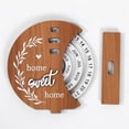 thumbnail image 2 of MYG Wooden Desk Decoration Moon Rotatable Calendar for Perpetual Home Office Decor, 2 of 9