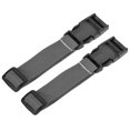 thumbnail image 1 of Unique Bargains Suitcase Belts with Quick Release Buckle Luggage Straps, Gray 2 Pack, 1 of 5