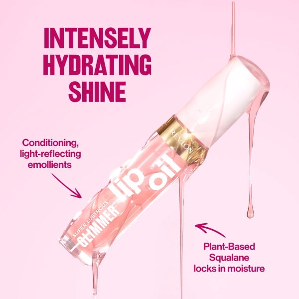 Huile à lèvres Super Lustrous Glimmer™, Hydratante