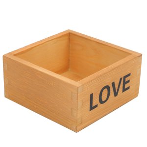 Dioche Pot intérieur, 2pcs Pot de plantes en bois Cactus Succulent Bonsai Planter Gardening Tools Classic Pot de plante en bois Boîte de stockage de plantes Accueil Pots de fleurs décoratifs