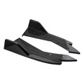 thumbnail image 2 of Rear Lip Splitter Universal Car Side Fins Body Lip Spoiler Chin Skirt Protector, Black, 2 of 7