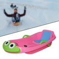 thumbnail image 4 of Almencla Heavy Duty Snow Sled Grass Sliding Sledge Snowboard Skiing Board Outdoor Frog Pink, 4 of 8