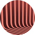 thumbnail image 1 of Ahgly Company Tapis Rond Lavable en Machine Intérieur Transitionnel Rouge Bordeaux, 5 Pieds Rond, 1 of 7