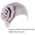thumbnail image 3 of Couvre-chef Bohème Ethnique à Fleurs, Turban Enveloppant, Couvre-Chef Turban, Casquette pour Femmes, Cancer, Chapeau de Tête, Casquette, 3 of 4