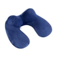 thumbnail image 1 of U-Shaped Inflatable Travel Pillow | Hump Design Neck Support Cushion for Airplane Flights, Compact Portable Comfort for Long Trips, PVC Flocked Soft Texture, Elastic and Comfortable, 1 of 2
