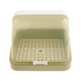 thumbnail image 2 of Siruishop Bottle Drying Rack Dustproof Drain Tray Storage Box for Bowl Chopsticks Dish green, 2 of 8