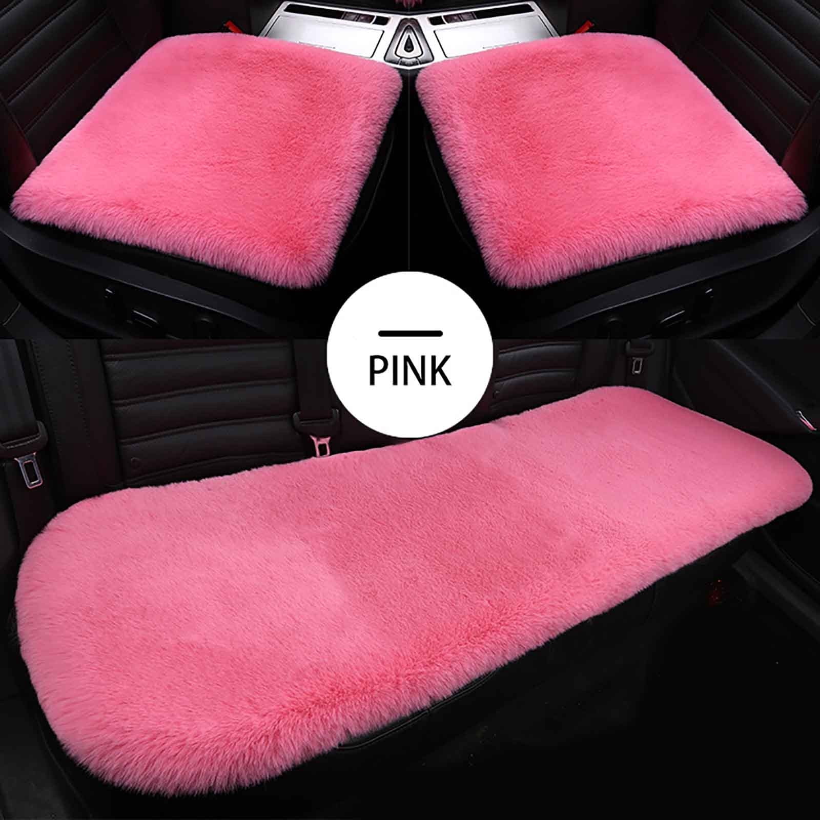 Openpig Imitation Seat Cover Car Seat Cushion Interior Plus Velvet Thick Warm Three-piece Set