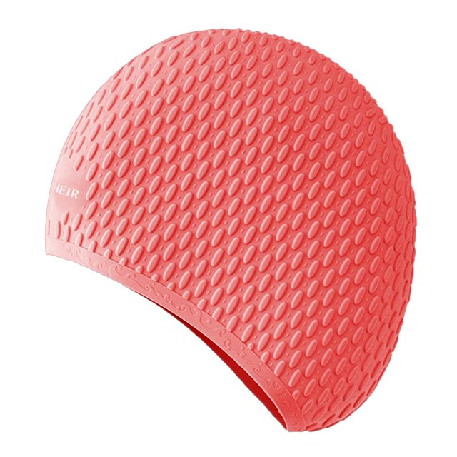 Silicone Swimming Cap For Adults Waterproof Swim Cap Cap For Unisex Elastic Y4S9