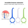 thumbnail image 2 of MesaSe 5Pcs Orthodontic Braces Extractor Non-slip Ring Comfortable Hold Portable Invisible Teeth Aligner Removal Tools Dental Care, 2 of 10