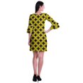 thumbnail image 4 of Moomaya Robe Courte Imprimée pour Femmes, Manches Évasées, Coupe Droite, Robes pour Femmes, Vêtements d'Été Décontractés, 4 of 6