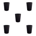 thumbnail image 2 of ZheElen PP Office And Home Waste Bin - 6L Capacity Easy Access Kitchen Large Capacity Kitchen Bedroom Black L 5Set, 2 of 6