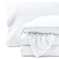 thumbnail image 1 of Bare Home Cozy Fleece Ensemble de Draps en Molleton - Molleton Polaire Ultra Moelleux - Poche Profonde - Lit Simple, Blanc, 1 of 8