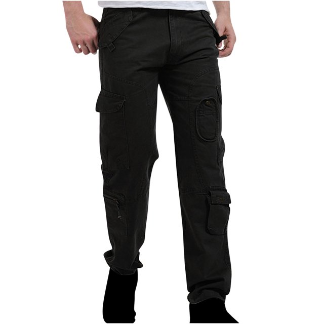 Pantalon Tactique pour Homme en Ripstop, Pantalon Cargo Extensible, Pantalon de Randonnée Léger pour le Travail, Vêtement d'Extérieur Coupe Décontractée