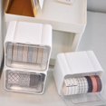 thumbnail image 3 of MesaSe Storage Box Stackable Space-saving Transparent Lid Living Room Bedroom Tape Box Home Desktop Organizer Household Supplies, 3 of 8