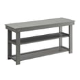 thumbnail image 1 of Convenience Concepts Oxford Utility Mudroom Entryway Bench in Gray Wood Finish, 1 of 4