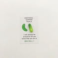 thumbnail image 1 of Riforla Cute Pickle Design Pocket Hug Card Pocket Hug Card Funny Positive Pickle with Emotional Support Card Pickle Party Decorations Graduation Pickle Greeting Card B, 1 of 5