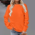 thumbnail image 2 of hotojiny Workout Tops for Women Plus Size Long Sleeve Crewneck Sweatshirt Oversized Lightweight Basic Pullover Fall 2025, 2 of 4