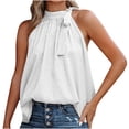 thumbnail image 2 of SMihono Hauts pour Femmes Débardeur pour Femmes Été Femme Dos Nu Col Rond Sans Manches T-Shirt à Imprimé Léopard Hauts Débardeurs pour Femmes Hauts d'Été pour Femmes, 2 of 4