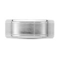 thumbnail image 3 of Mens Brushed Sterling Silver Band Ring 6mm, 3 of 4