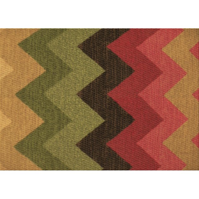 Ahgly Company Tapis d'Intérieur Lavables en Machine, Rectangle de Transition, Zone Rouge Tomate, 2' x 4'