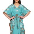thumbnail image 4 of Moomaya Kaftan de Plage, Paréo de Bikini, Robe Longue Maxi Caftan pour Femmes, 4 of 6