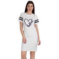 thumbnail image 1 of Inkmeso Besties Tunic Graphic T-Shirts Round Neck Dress Summer Short Sleeve Tops, 1 of 7