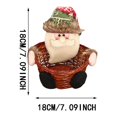 thumbnail image 2 of Festive Christmas Candy Storage with Santa Snowman Design for Holiday Table Decoration and Snack Serving Tray as a, 2 of 3