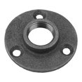 thumbnail image 1 of Threaded Flange, 10 Pcs/Set Practical Floor Flange, For Industrial Supplies Industrial Hardware, 1 of 8