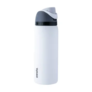 Refurbished Owala FreeSip Insulated Stainless Steel Water Bottle with Straw for Sports, Travel, and School BPA-Free Sports Water Bottle, 32 oz